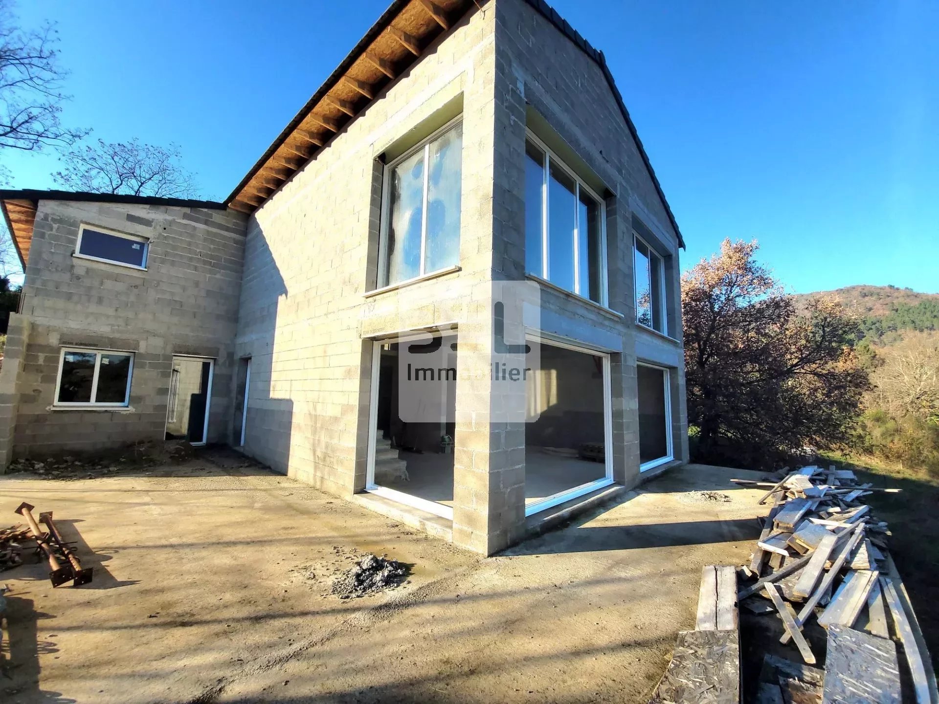 Maison moderne avec vue panoramique
