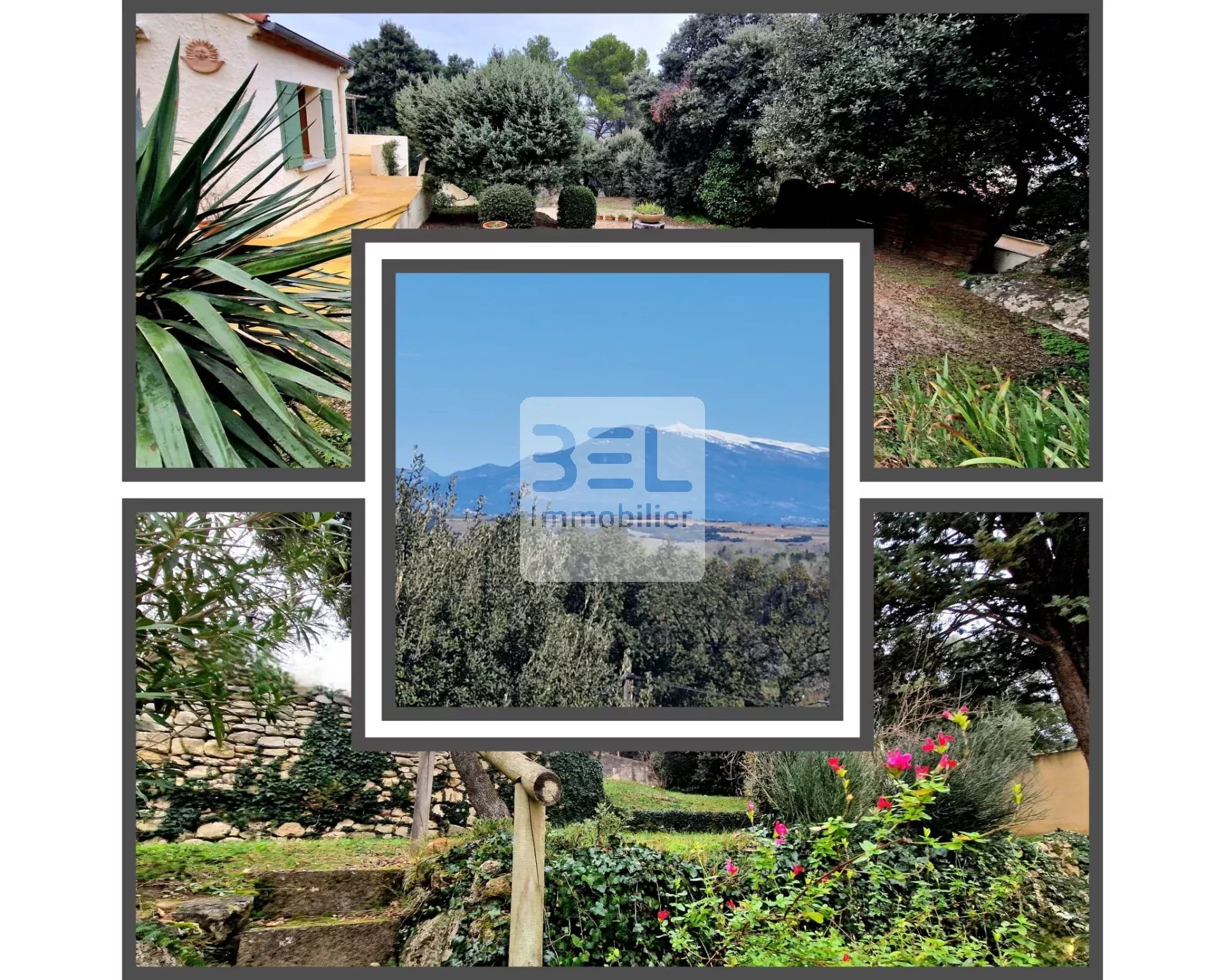 Maison en colline avec vue