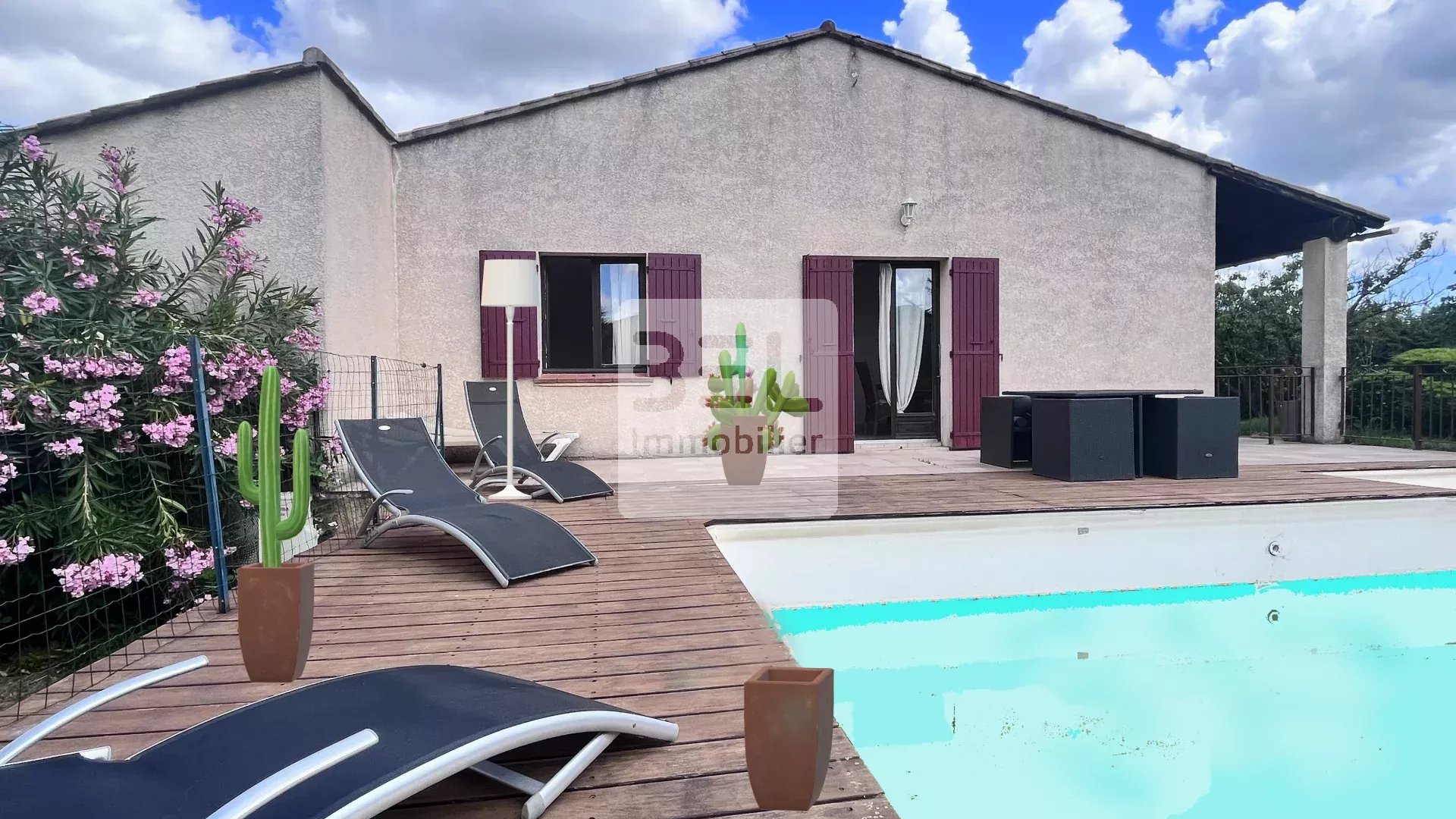 MAISON PLAIN PIED 3 CHAMBRES AVEC STUDIO INDEPENDANT