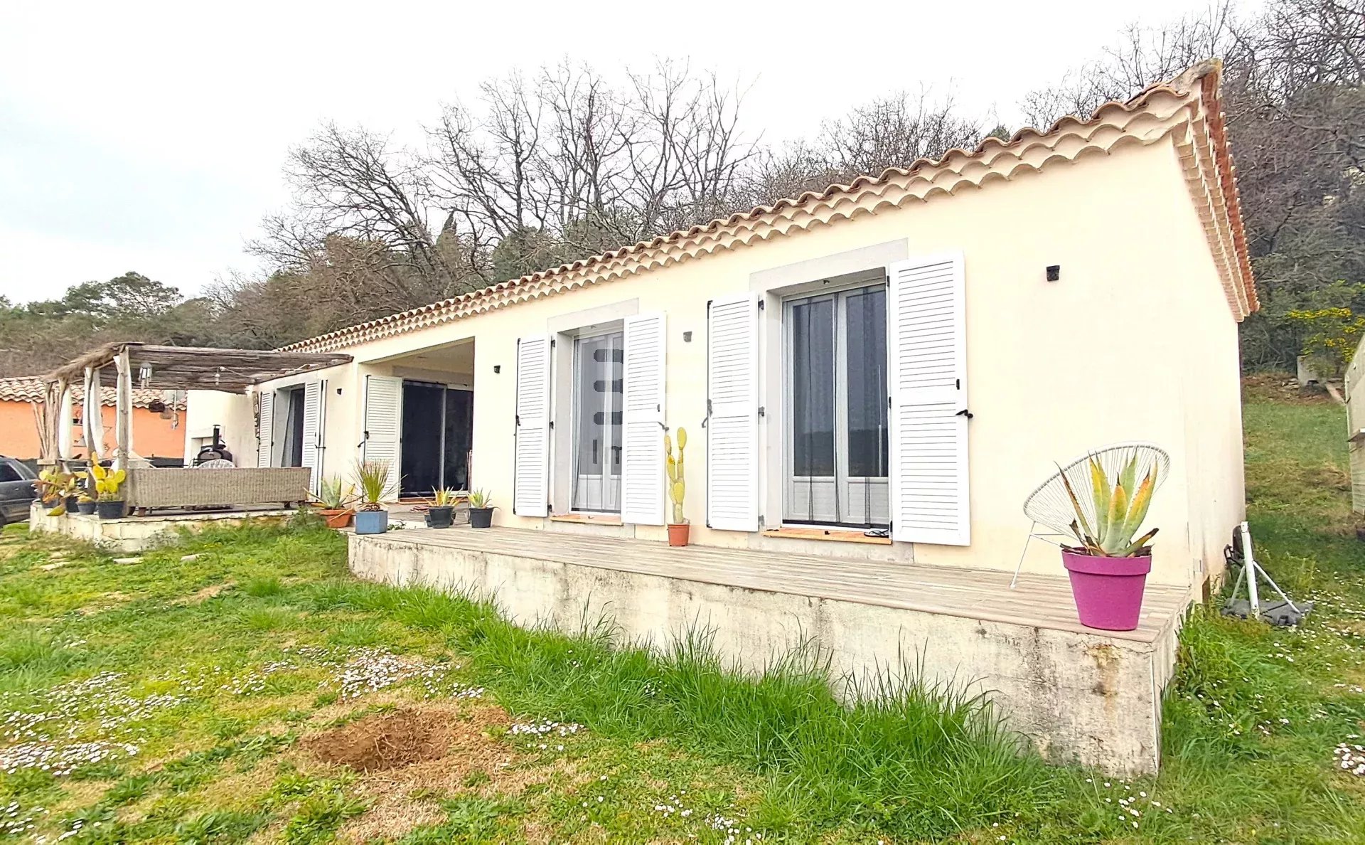 Maison de plain-pied à 15 minutes d’Uzès