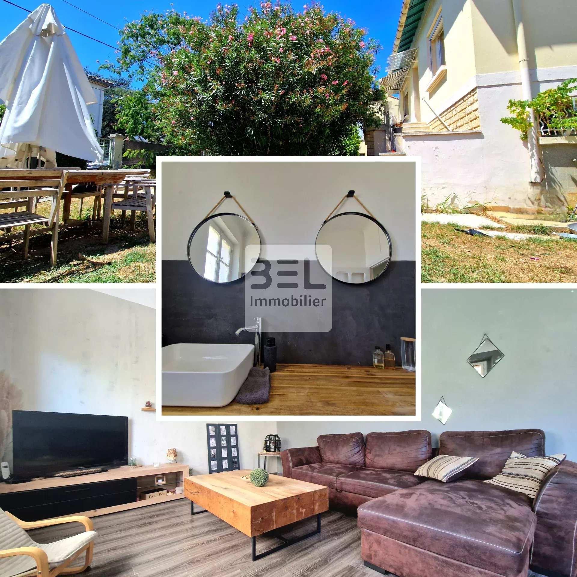 Maison 3 chambres avec jardin et garage