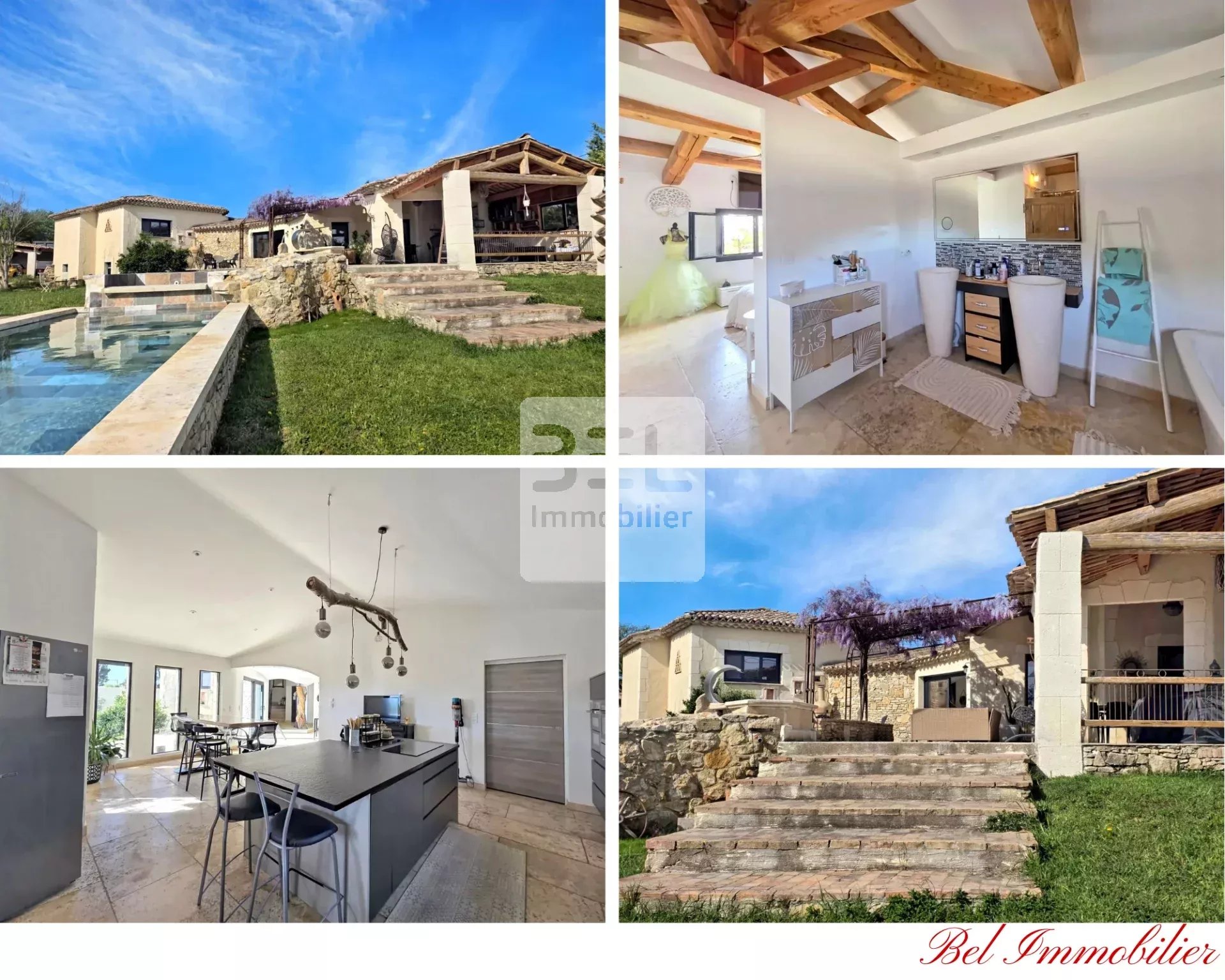 Superbe villa haut de gamme avec panorama sur le Ventoux