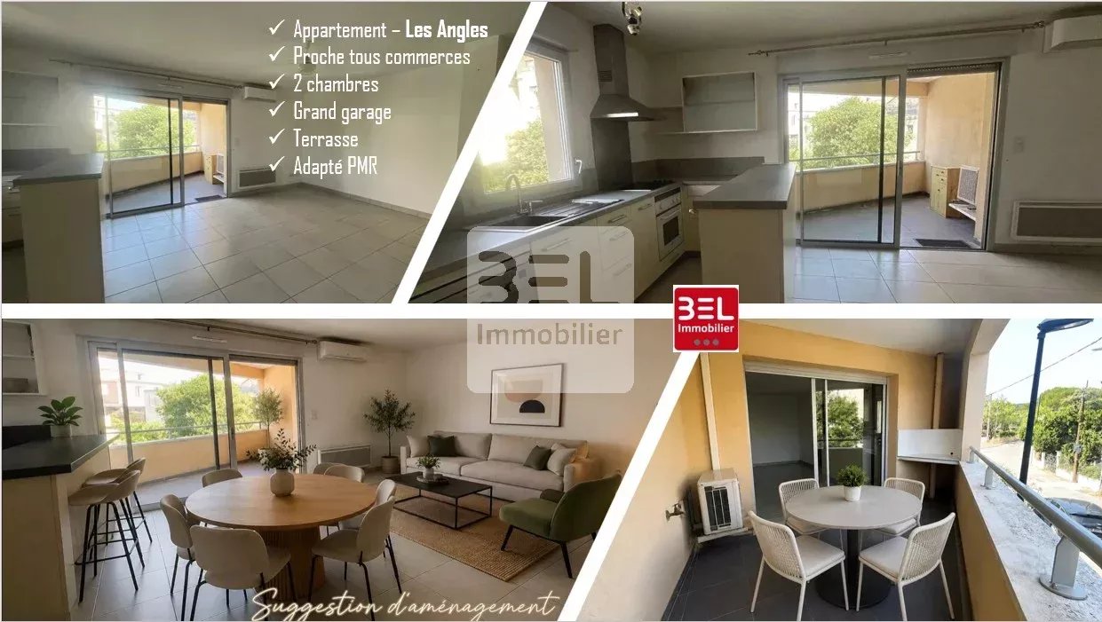 APPARTEMENT 2 CHAMBRES TERRASSE ET GARAGE – LES ANGLES