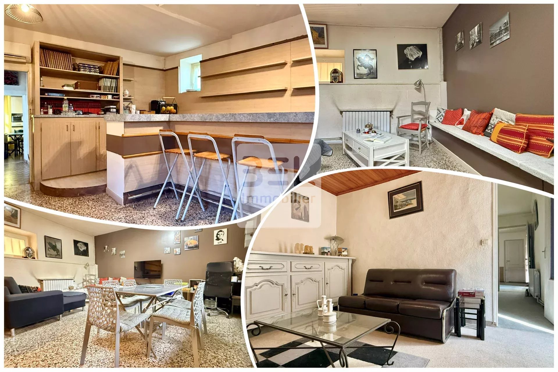 Maison de 130 m² avec fort potentiel à Chusclan