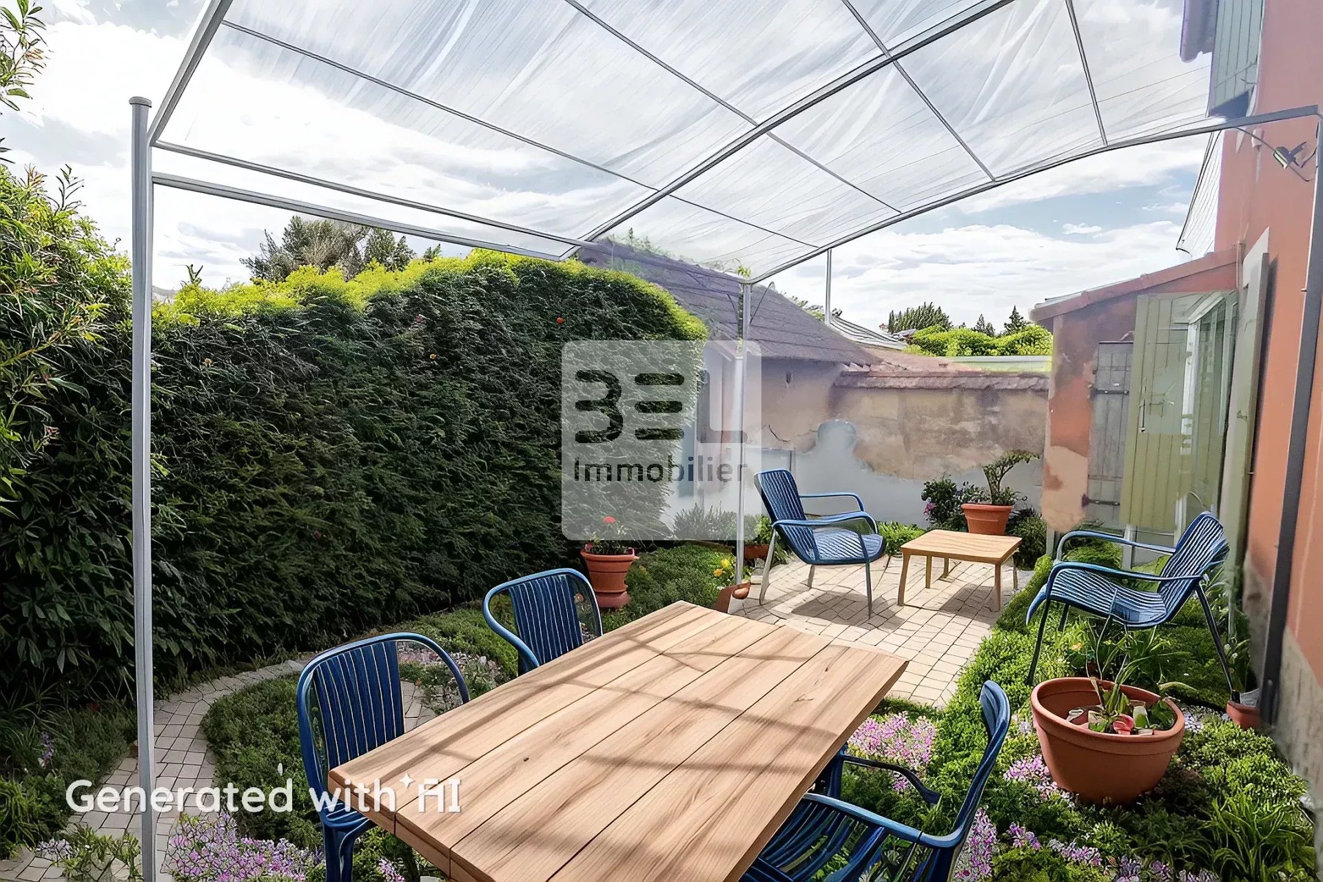 APPARTEMENT T3 RDC AVEC ATELIER ET JARDIN PRIVATIF –  2 PARKINGS