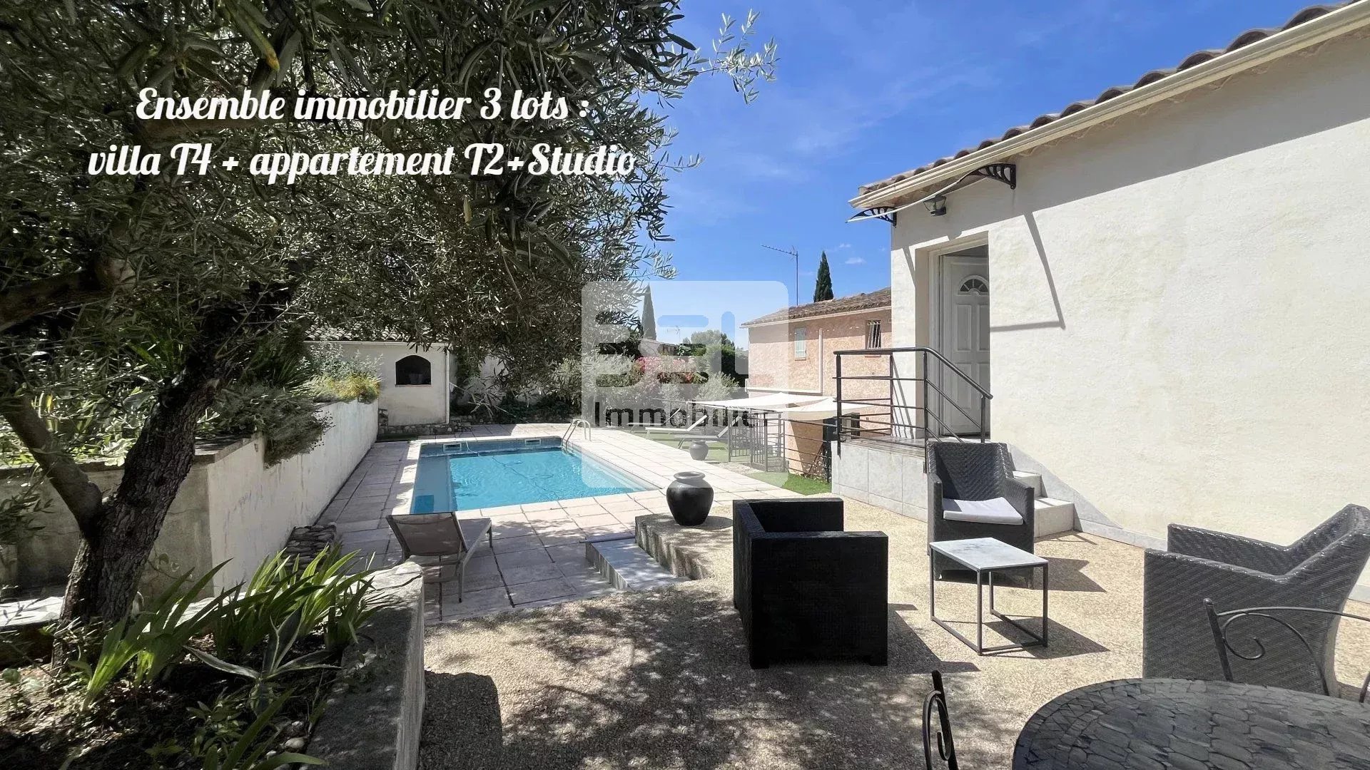 Maison familiale 3 chambres + Appartement T2 + Studio