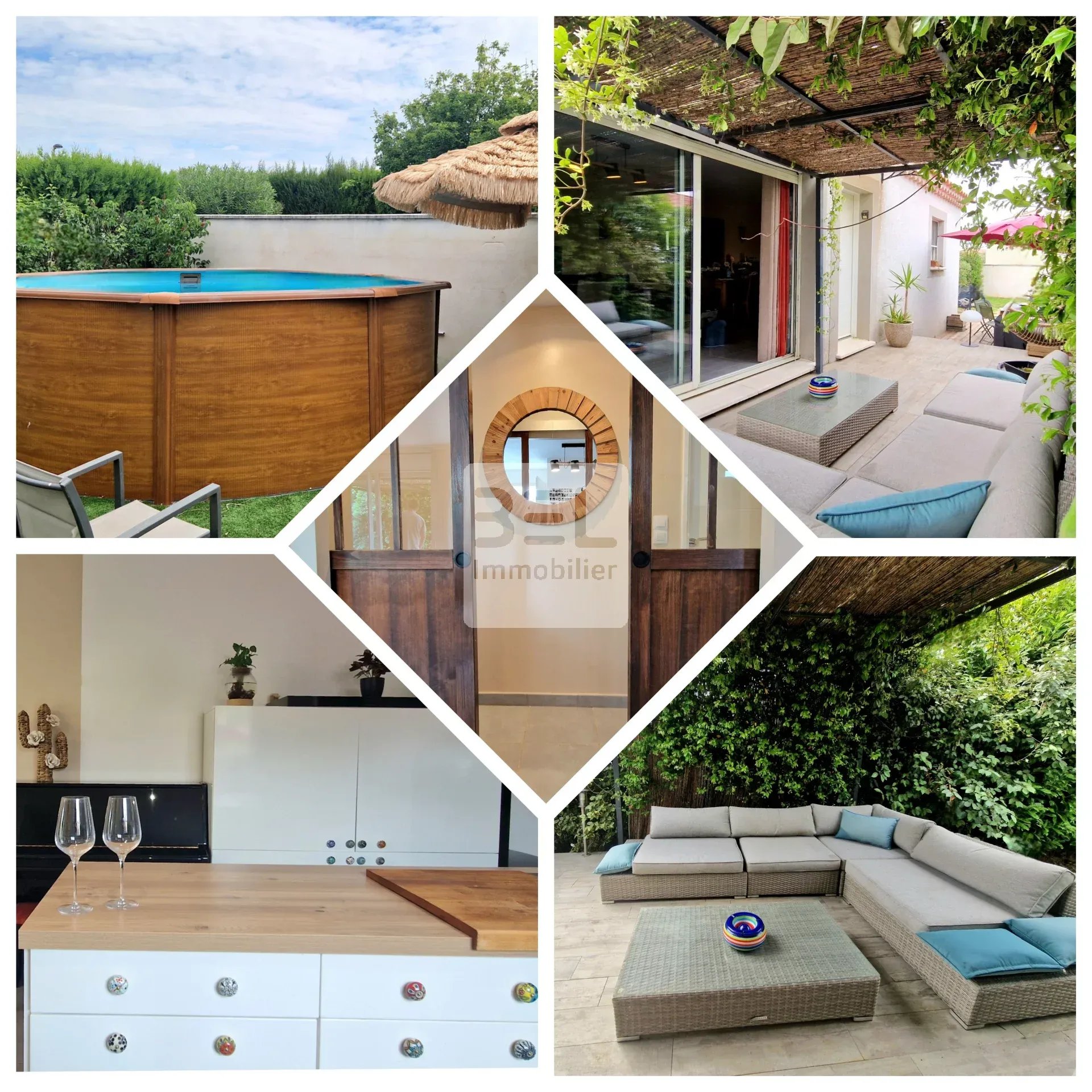 Jolie Villa plain pied avec jardin